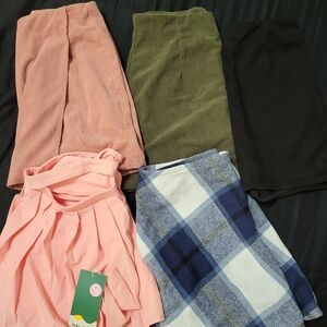 Stylish Women's Skort Collection - Pink, Green, Black, Blue Plaid